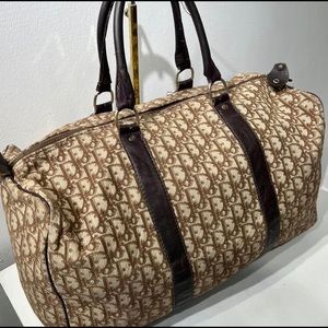 Authentic Christian Dior logos travel bag